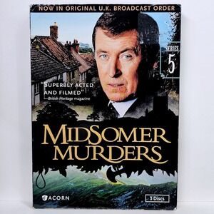 Midsomer Murders Series 5 DVD Acorn UK Broadcast Order 3-Disc Box Set Nettles‎